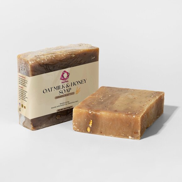 AavYos Oat Milk Honey Soap - Picture 4 of 6